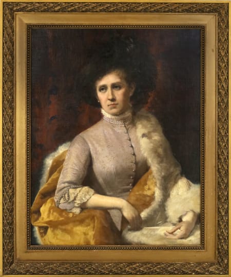 Rodolfo Morgari — Ritratto di dama